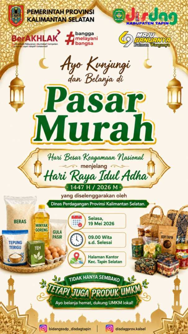 Pasar Murah  Menjelang Hari Raya Idul Adha